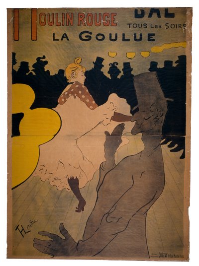 Moulin Rouge, 1891 by Henri de Toulouse Lautrec